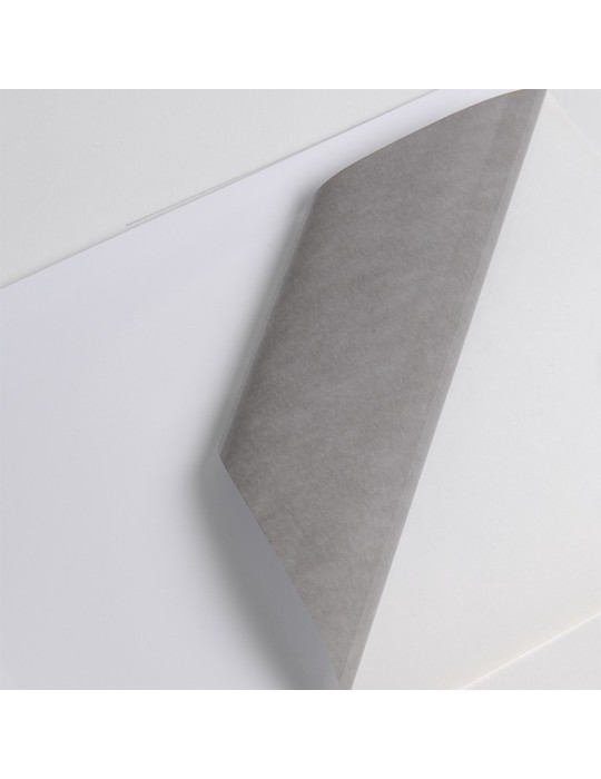 V240WG1 - Blanc Brillant  adh permanent gris